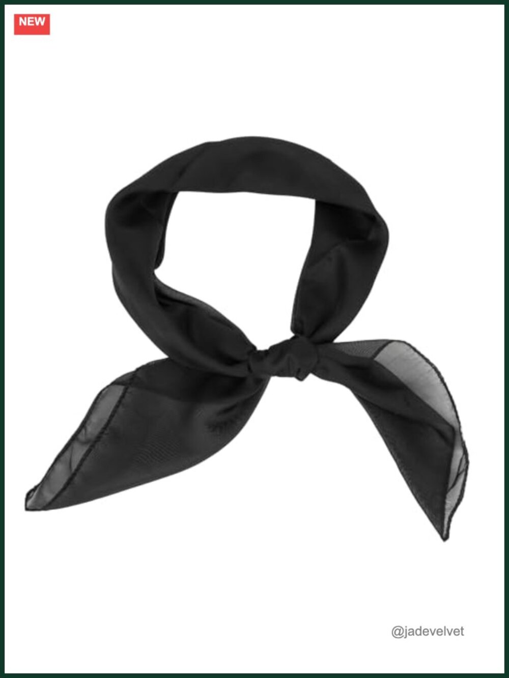 Women's Sheer Chiffon Square Scarf Lightweight Head Wrap Bandana Neck Scarf